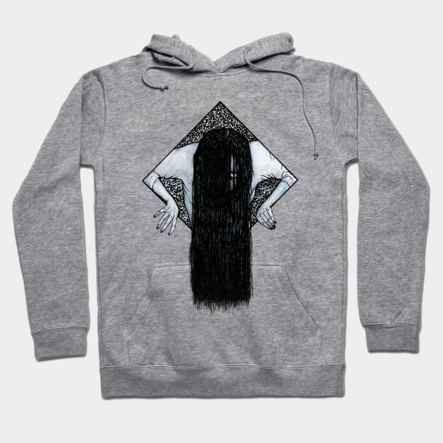 Sadako Emerges Hoodie by Bloody Savage